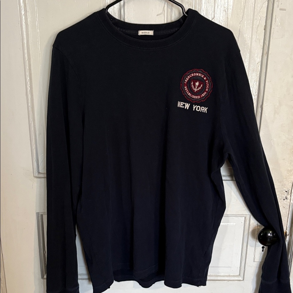 Abercrombie & Fitch Navy Muscle Shirt